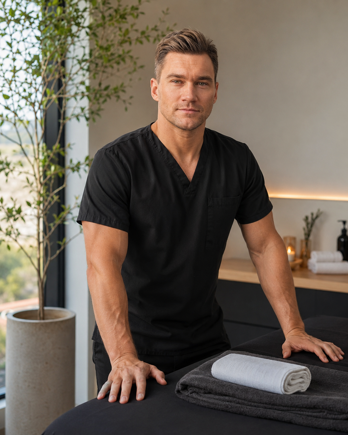 Professional massage therapist in Los Angeles